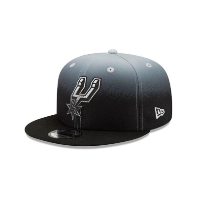 San Antonio Spurs Gorra | New Era NBA Back Half 9fifty Snapback Cap Mexico - Negros